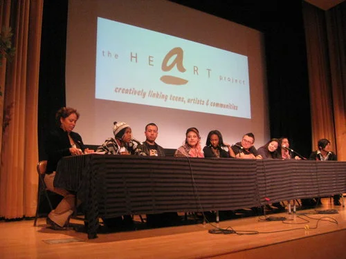 artworx LA students sharing what they learned from their 11-week workshop in the Autry's Wells Fargo Theater. 