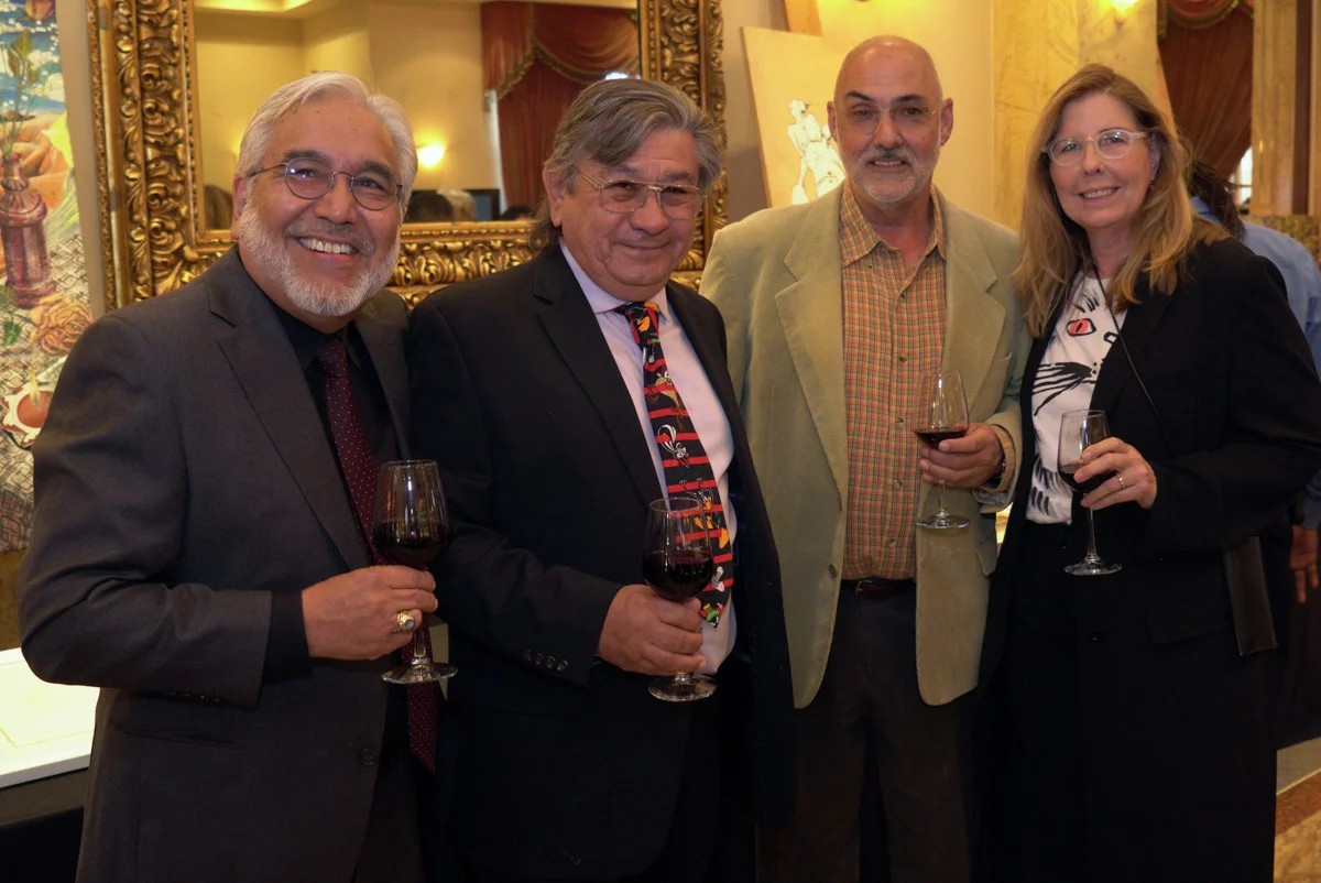 artworxLA Board Member Mark Leos and guests