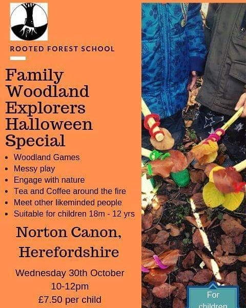 Halloween special for our Rooted Forest School Fans! 
Click the link to book online 💻 to get outside 🍁🐛🐌🐲
https://bookwhen.com/rootedforyoungpeople?fbclid=IwAR2d5VkC7y9iBJy56BihCdEkZRIw6p7xet7_0St-ayHVZtwpf-1ZNqv5Wos#focus=ev-s83w-20191030100000