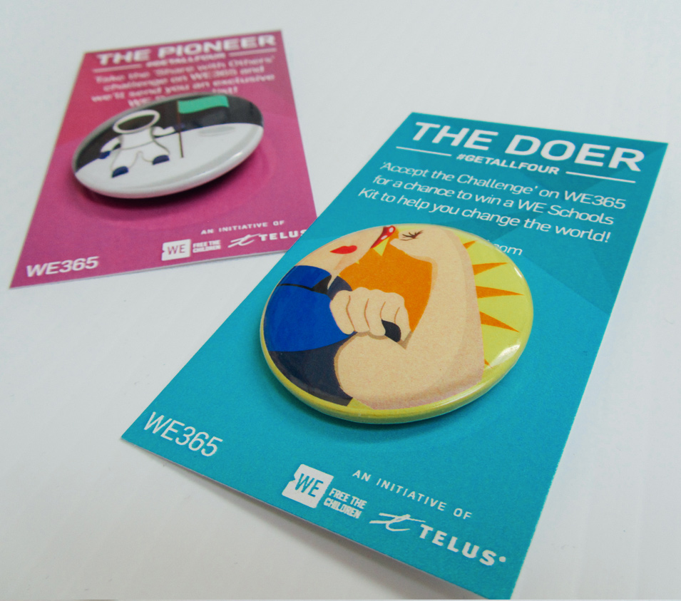  Official Honoree in the 19th Annual Webby Awards in the Mobile: Best Visual Design - Function and Mobile: Social categories.  We365 is an initiative of Free The Children and TELUS, built by Clearbridge Mobile. 