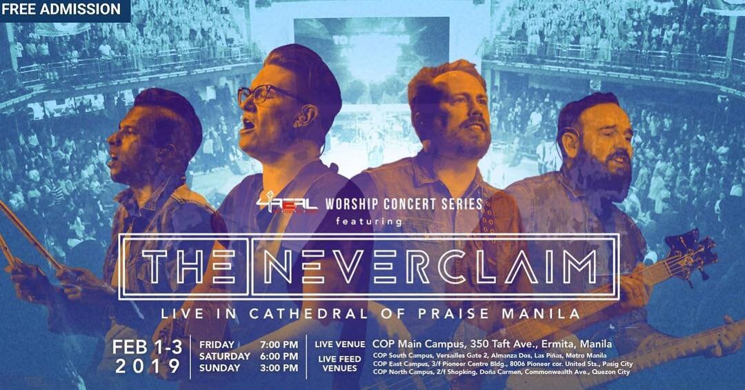 Hey Everybody! We&rsquo;re so excited to announce that we will be leaving for our overseas tour tomorrow! We&rsquo;re excited to be back with our friends and family at Cathedral of Praise in Manila! But even more excited to be at COP Cebu, COP Davao 