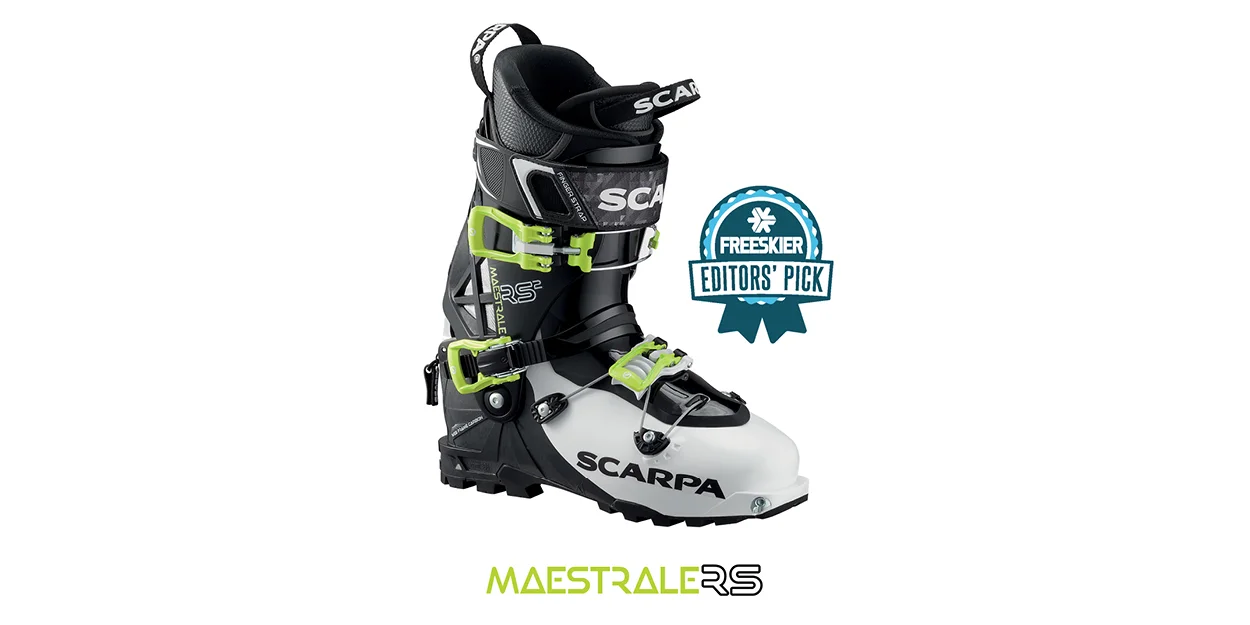 "The Maestrale saw a full redesign for 2017-18, resulting in a stiffer, more powerful boot without added weight—weight, reaffirming its position as one of the best freeride-touring boots on the market." Read the full review below. 