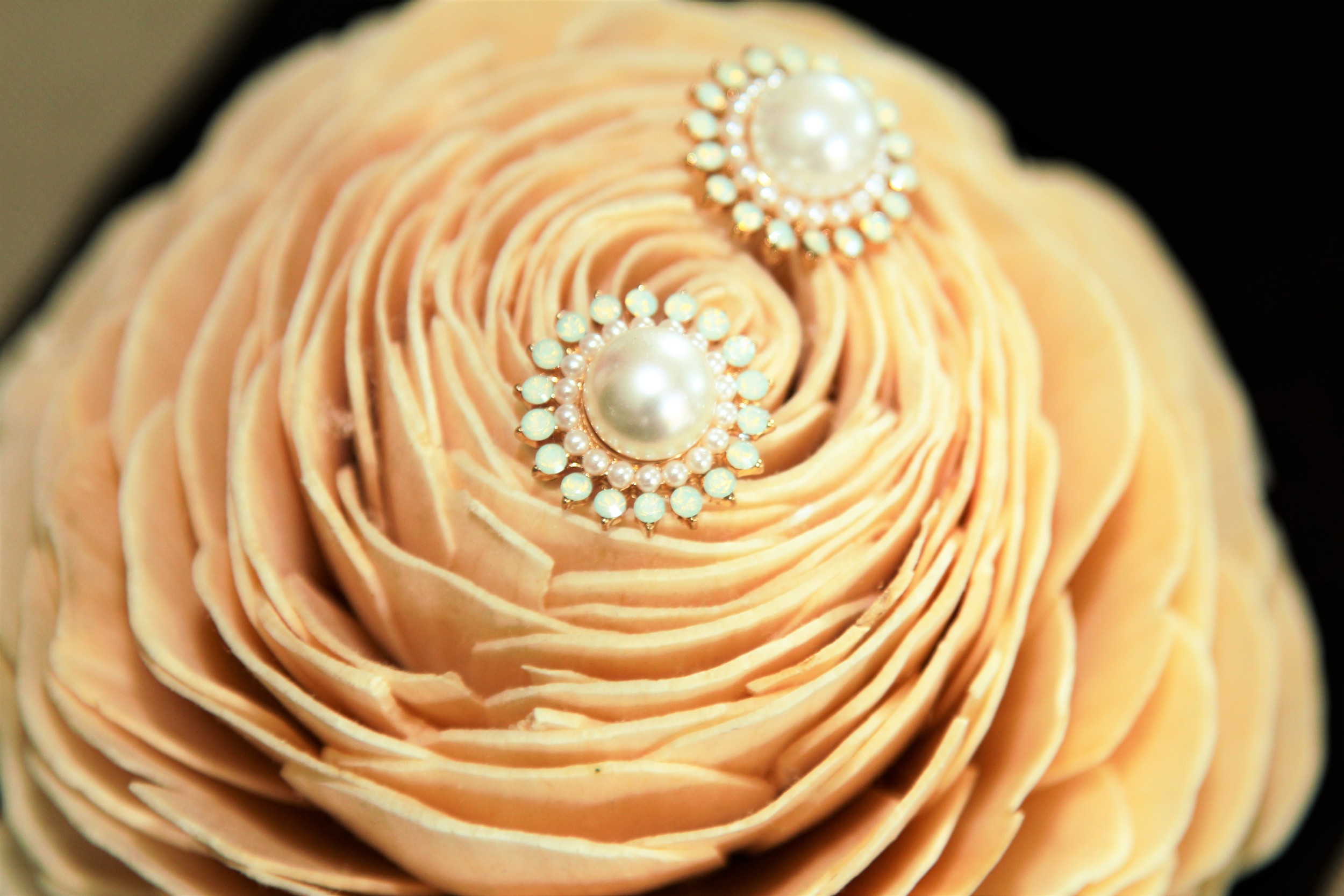 Pearlescent Sun Earrings