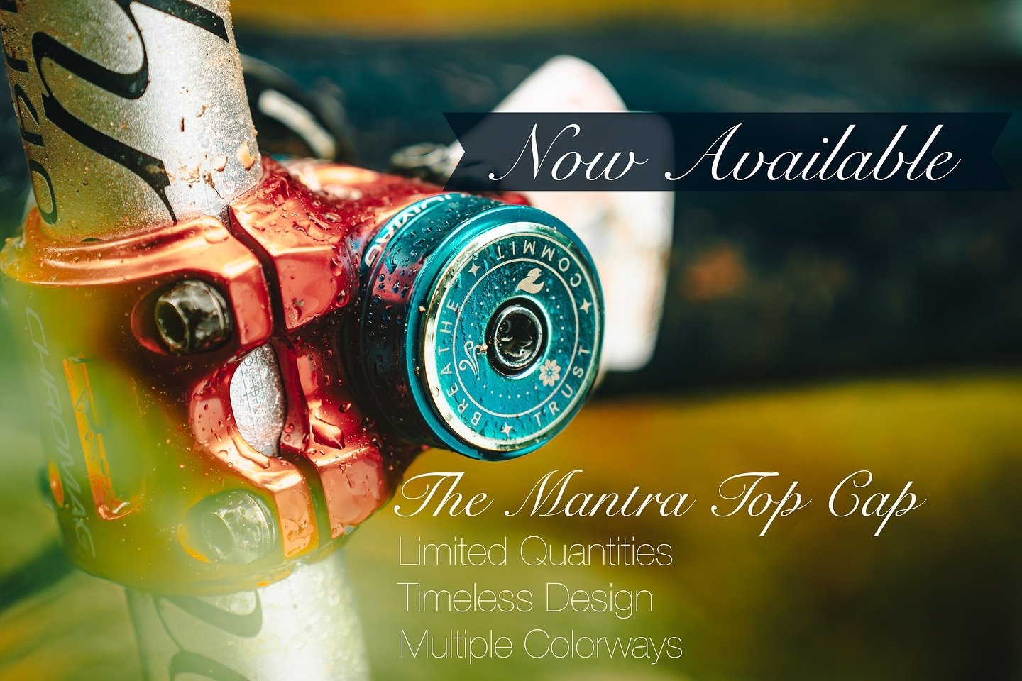 A decade deep in this game and If there is one thing that I could point to as being the most impactful to my clients, it is the Mantra! ✨ 
Breathe, Trust, Commit. 
and now it is available for you as a custom top cap!
For a long time this mantra was s