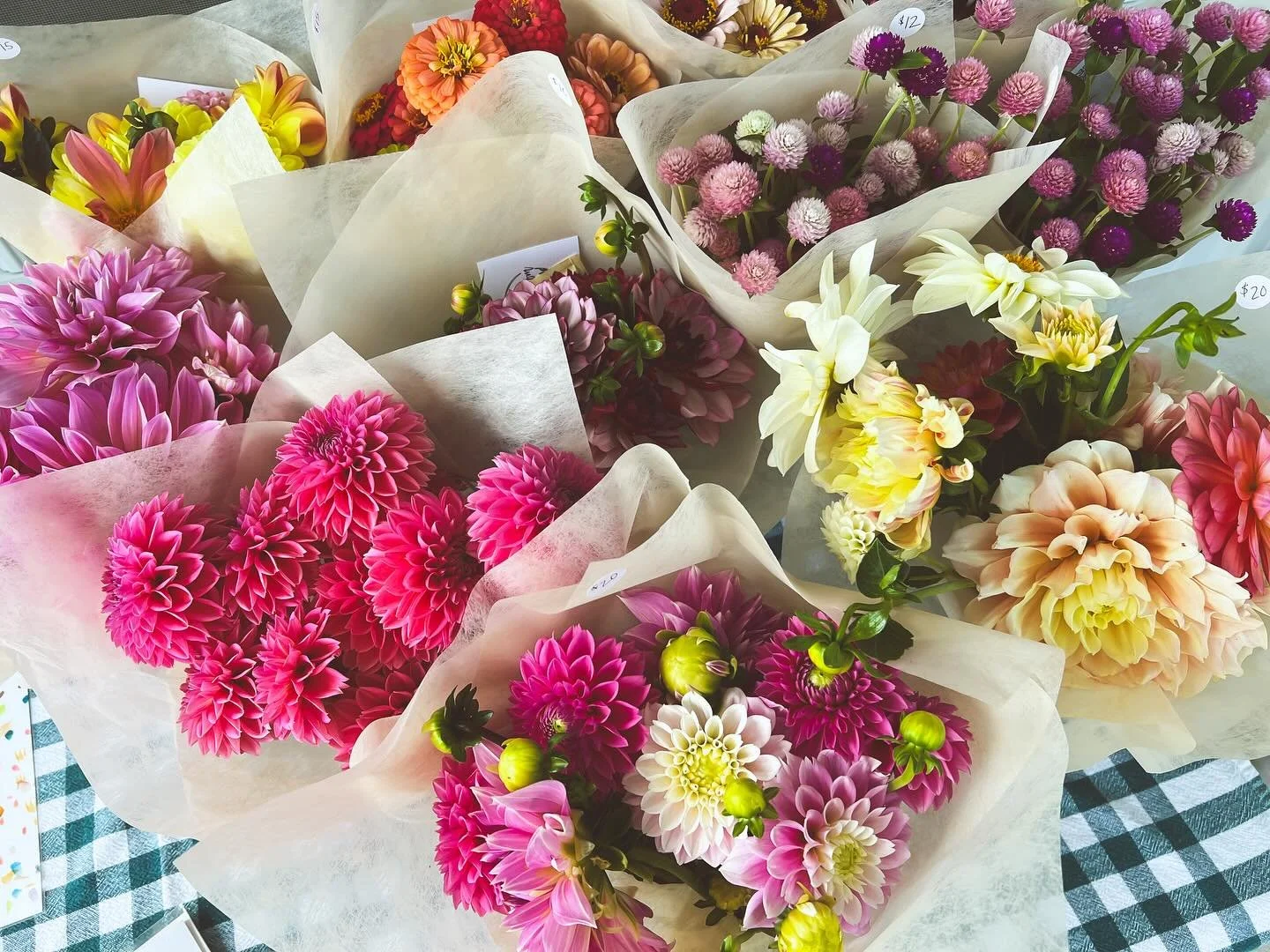 Beautiful bundles available on the flower shop porch all day today! 💐

#localbloommarket #localbloomflowertruck #shelovesflowersandhelovestrucks #localflowers #indiana #flowertruck #houseplants