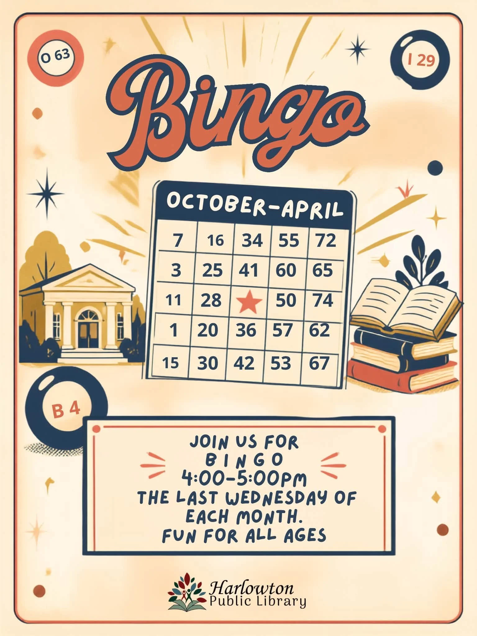 BINGO at the Harlowton Public Library