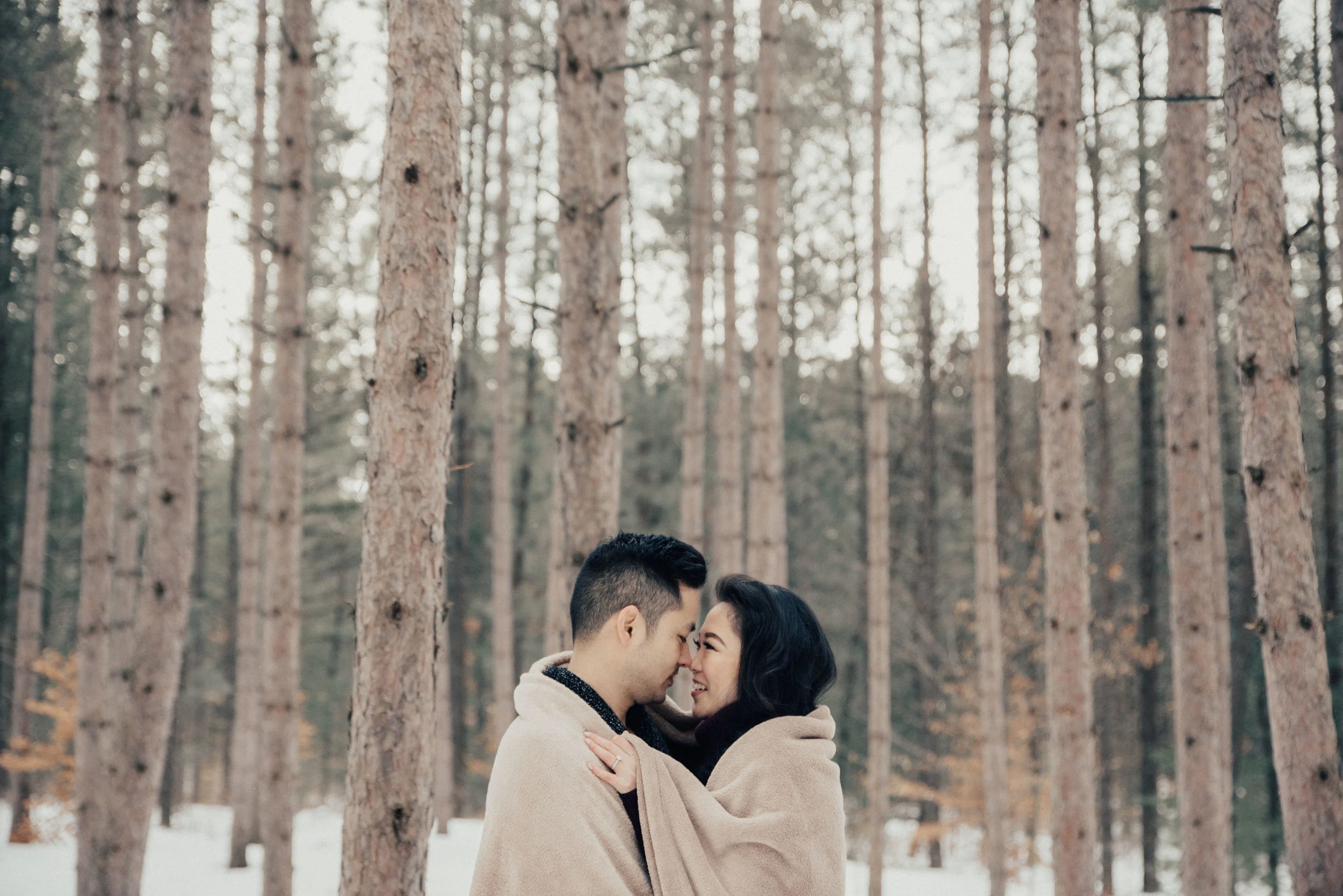 Connia & Derrick | Toronto Winter Engagement