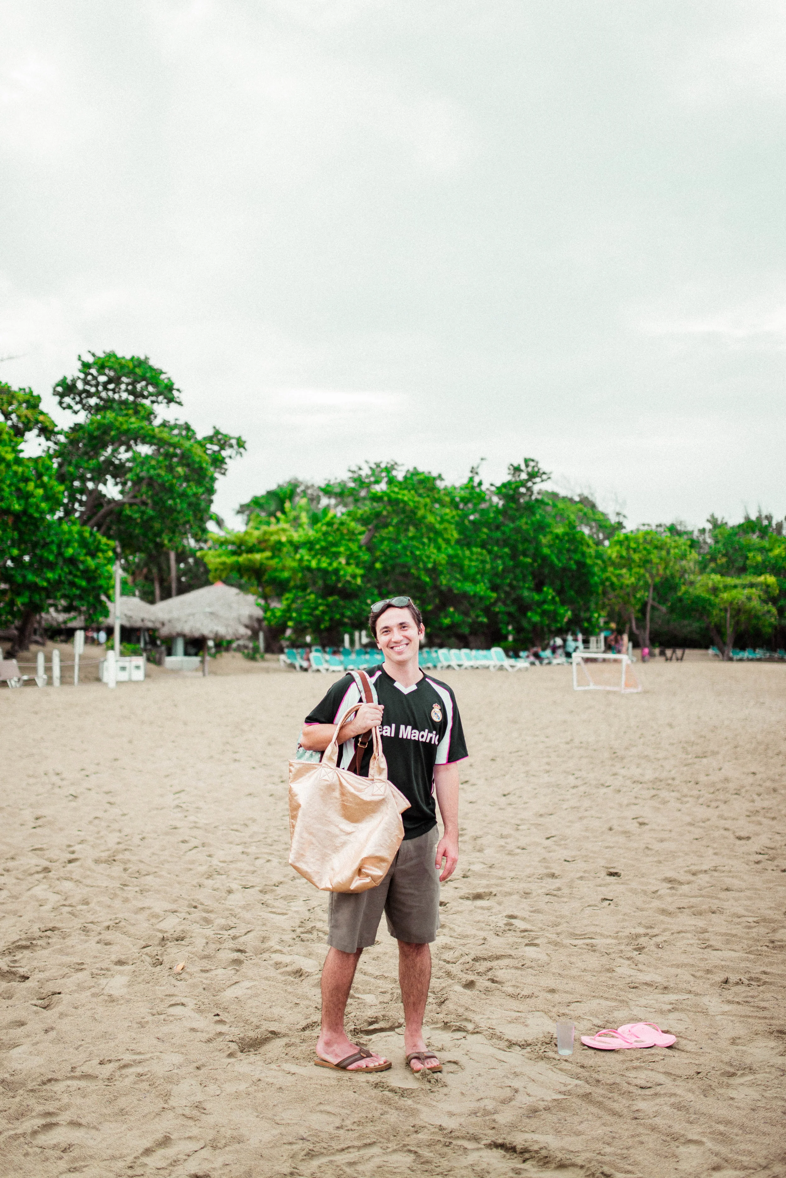 Mike held everyone’s bags (and a drink) during a honeymoon session in the Dominican Republic! This was the bride’s only requested photo because she just loved how content Mike looked! Ha!