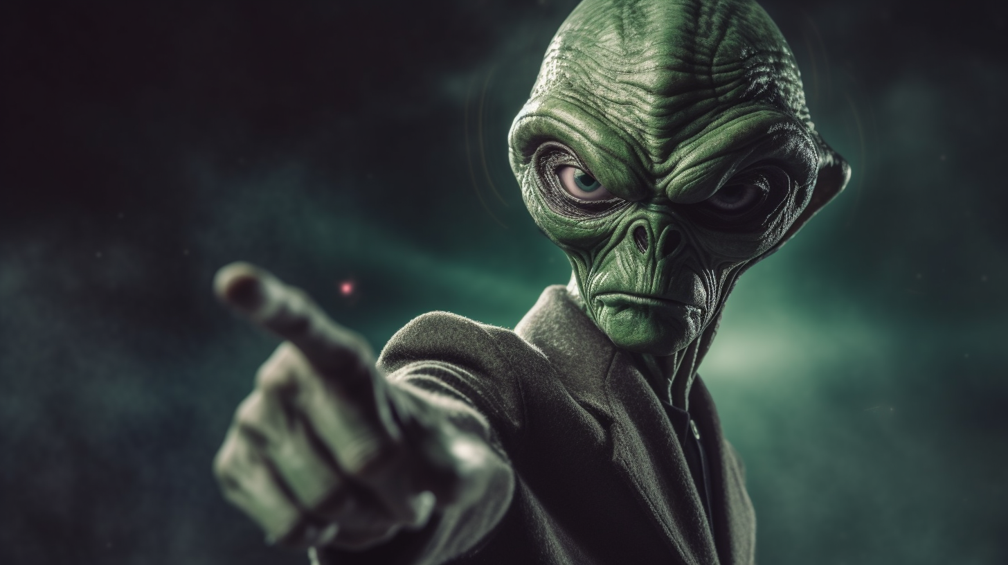 sirK_a_ufo_man_pointing_to_a_finger_in_the_style_of_dinopunk_ce_2c3119b6-9401-4018-8805-bb249f158105.png