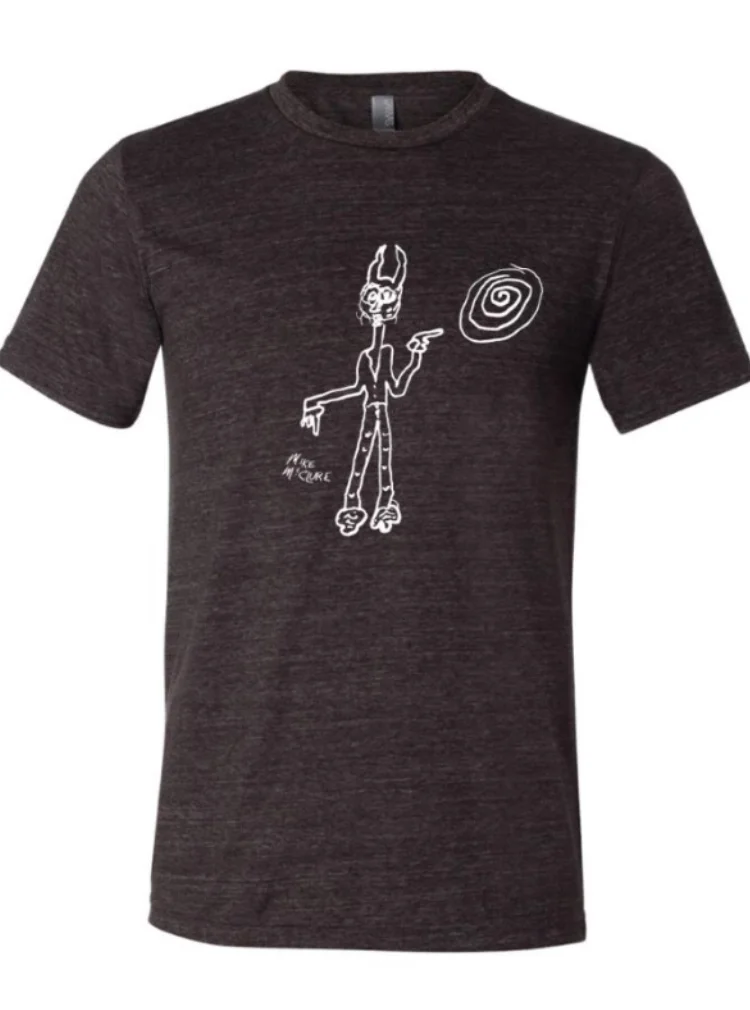 Mike McClure "Rabbit" T-shirt - Black Heather