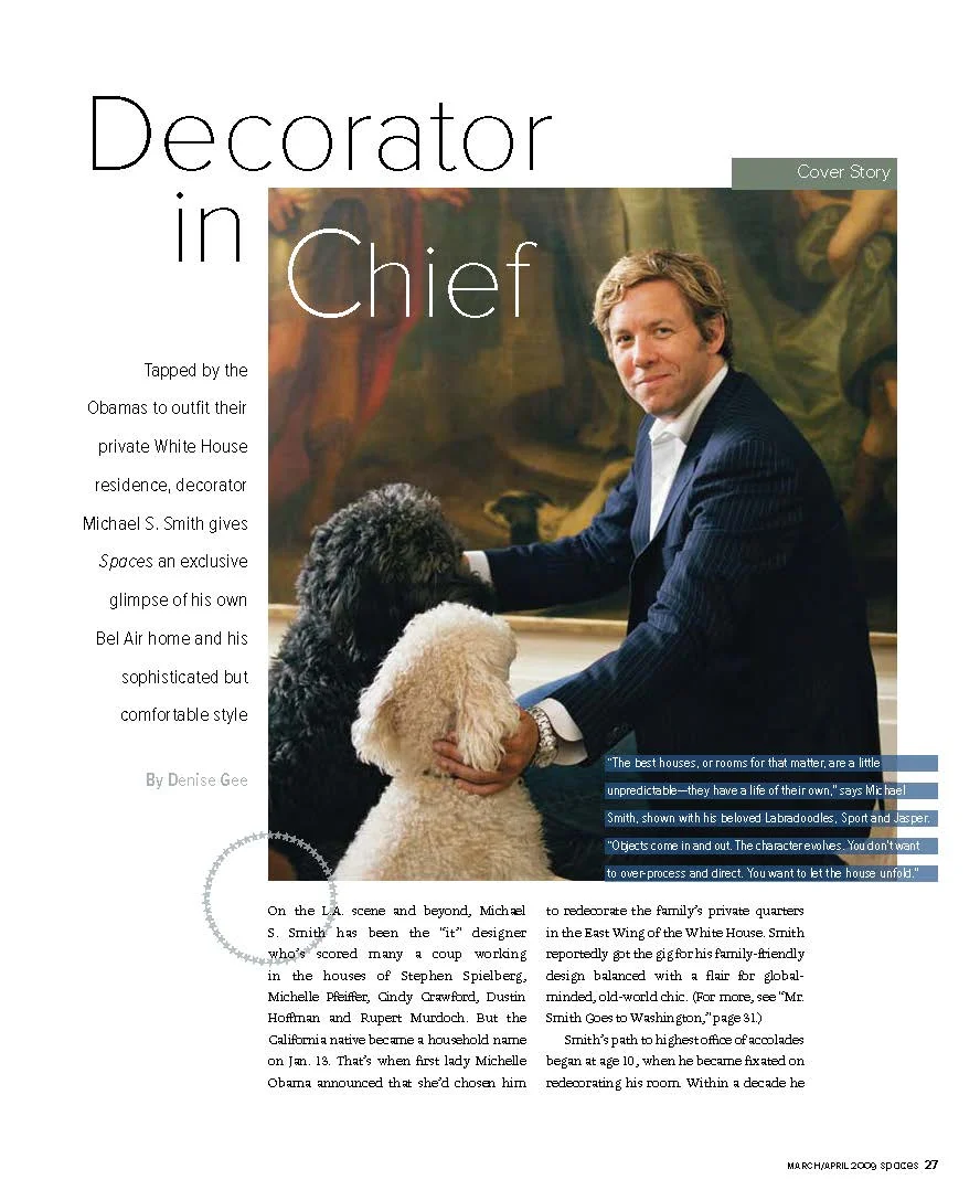 "Decorator in Chief: Michael Smith" (Spaces/Los Angeles)