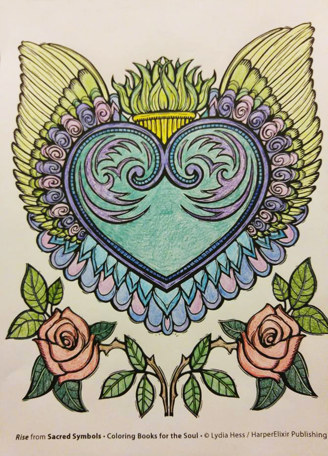 Sacred Symbols - A Coloring book for Adults