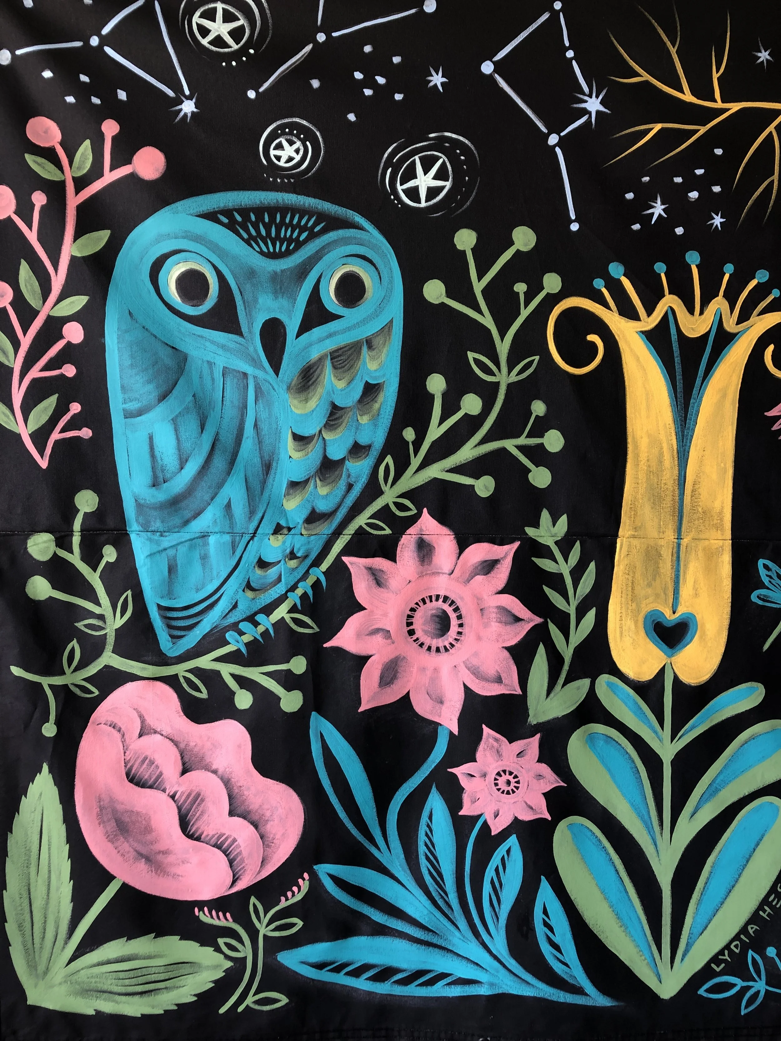 Detail from The Entertainment Camp Mural