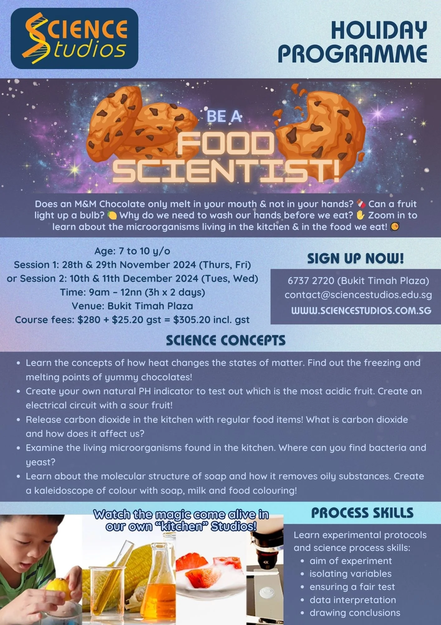 SCIENCE HOLIDAY PROGRAMMES — Science Studios Learning Centre - Primary ...