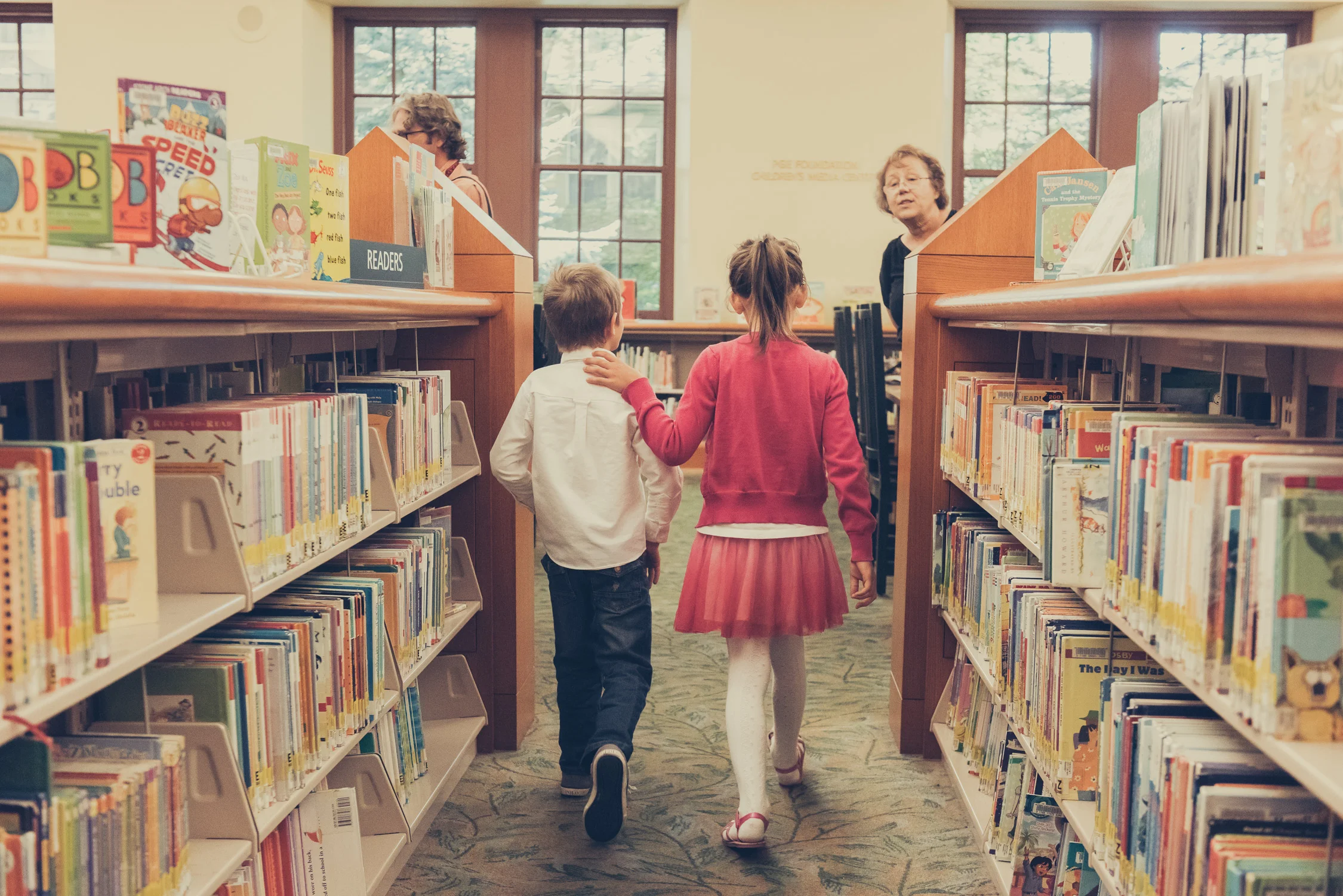 At the Library