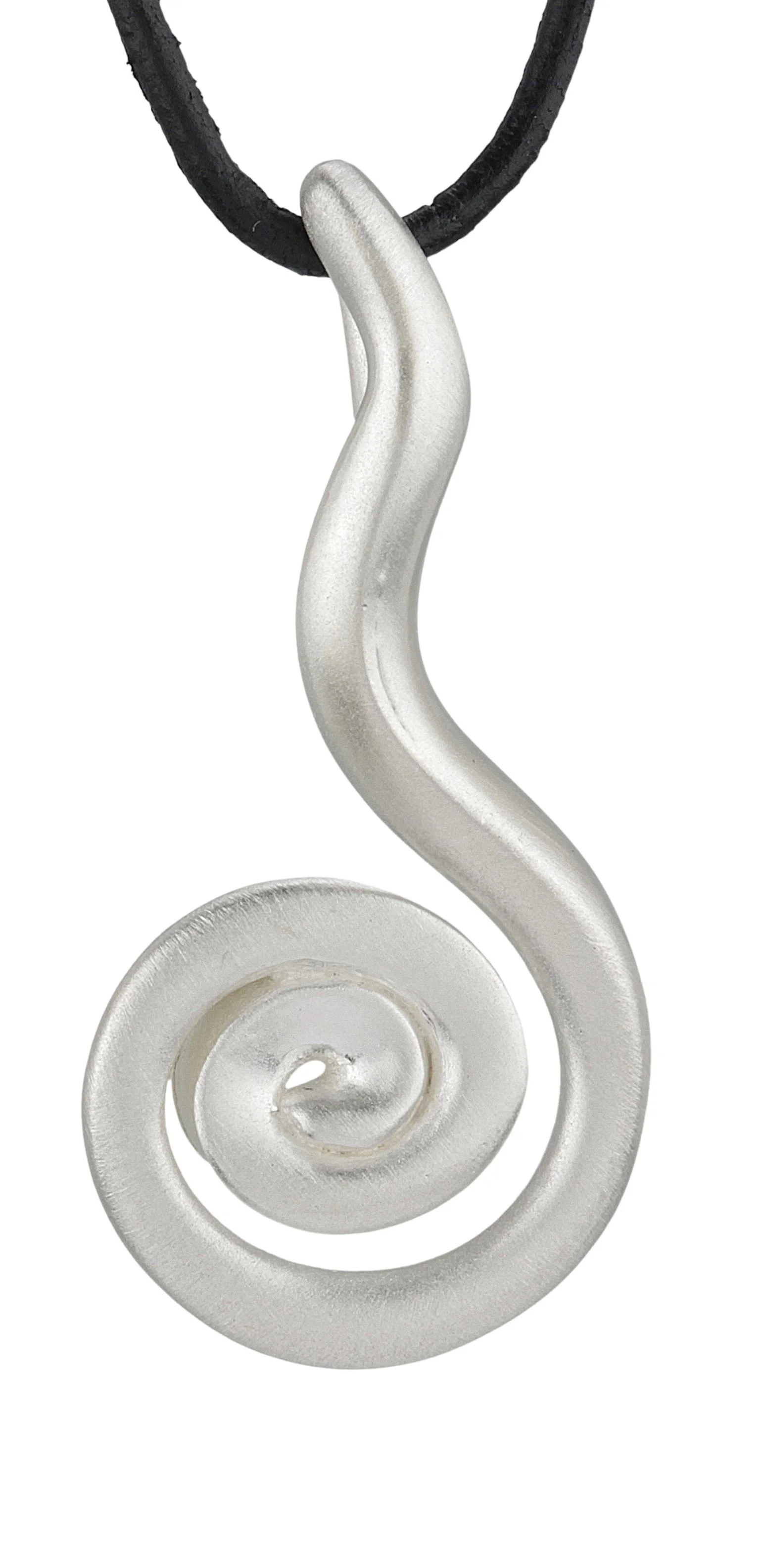 Imada Spiral Pendant on 16" Chain with 2" extender