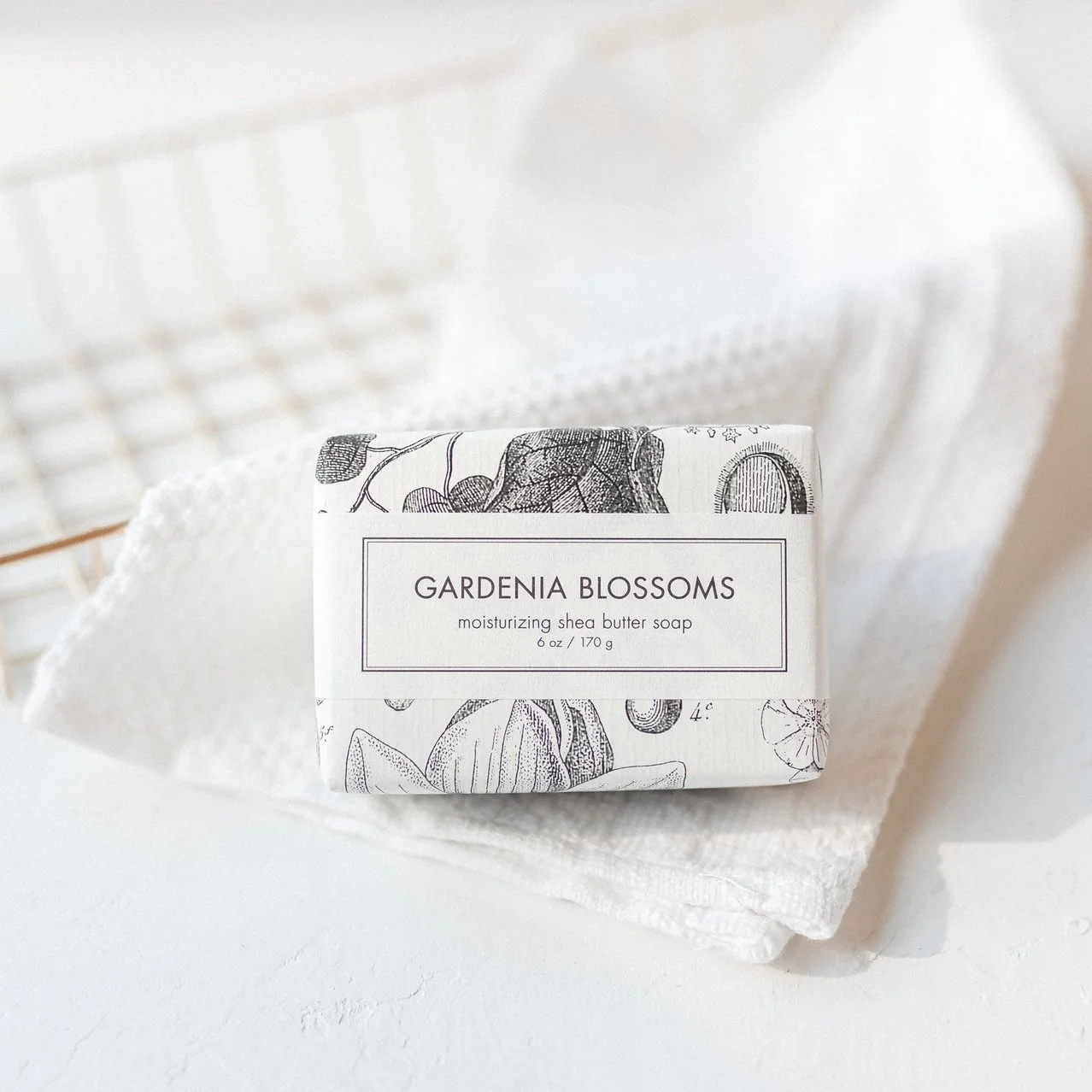 Gardenia Blossoms Shea Butter Soap - Bath Bar.jpeg