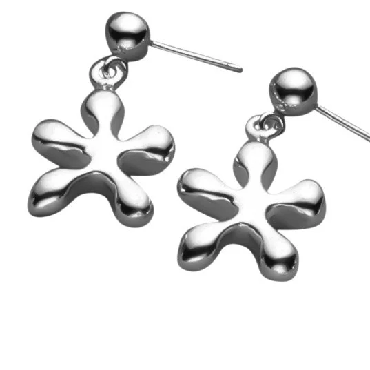 Sterling Silver JACKS inspired Ball-Post Earrings