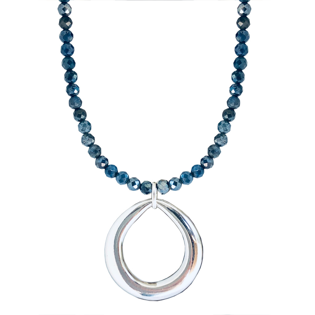 Large Loop Pendant on Blue Sapphire Strand 16%22.jpg