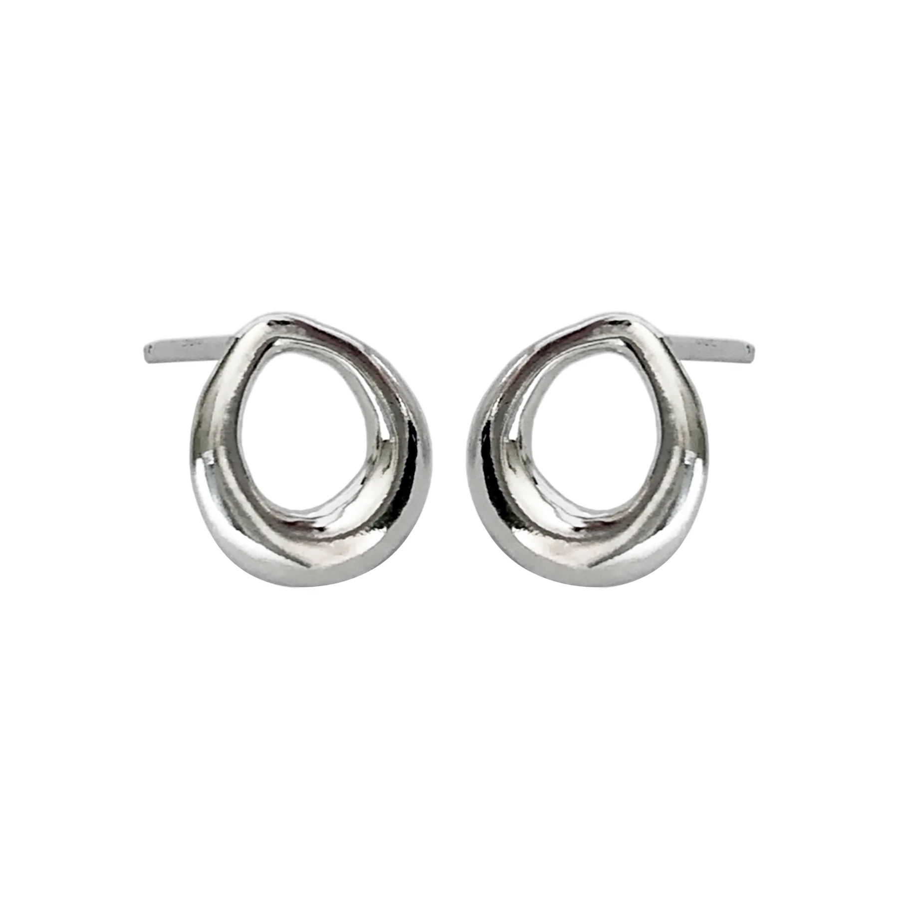 Small Loop Post Earrings