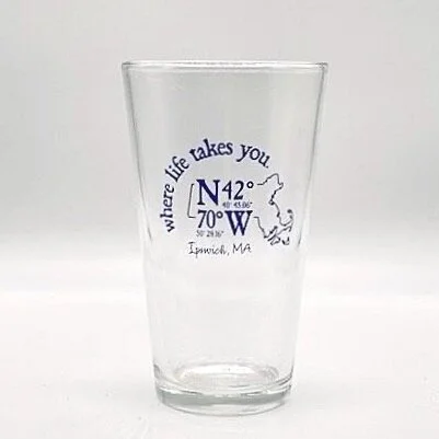 Ipswich Themed Pint Glasses