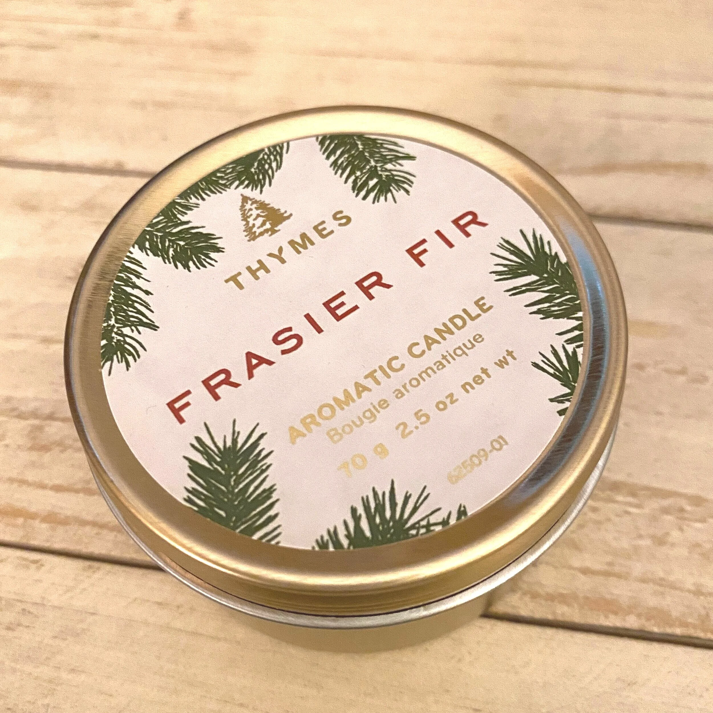 Frasier Fir Travel Tin Candle