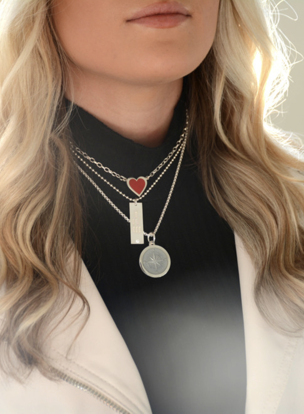 Colby Davis Necklace: Hearts of Love 