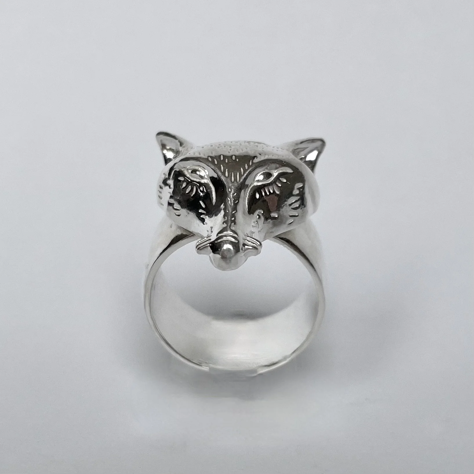 Fox Head Rings