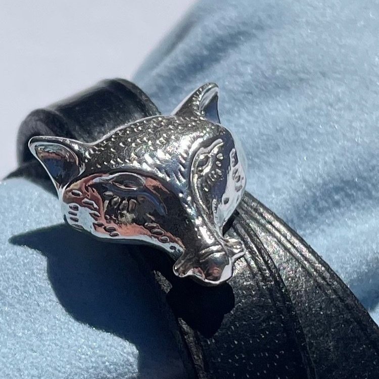 NEW ADDITION! To our Equestrian Collection! We have just finished this design. Fun fact as Kim mentioned: NEW ADDITION! To our Equestrian Collection! The Sterling Silver Fox Bracelet. We have just finished this design. Fun fact: the back attaches lik