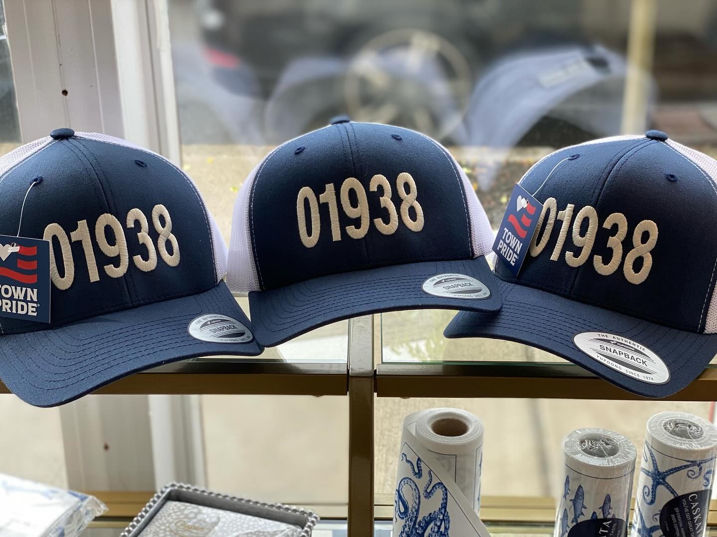 BACK IN BY POPULAR DEMAND‼️ The Ipswich Zip Code Hat! 🧢 Perfect gift for the Ipswich Grads or Dads! Or show your town pride 🇺🇸 for Ipswich at the upcoming Ipswich Parade and Block Party in town on June 8th! 🎉 Purchase at the shop or in LINK IN BI