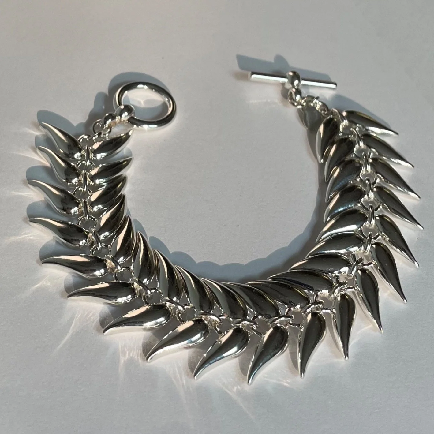 Sterling Silver Vine Bracelet by Betsy Frost Design