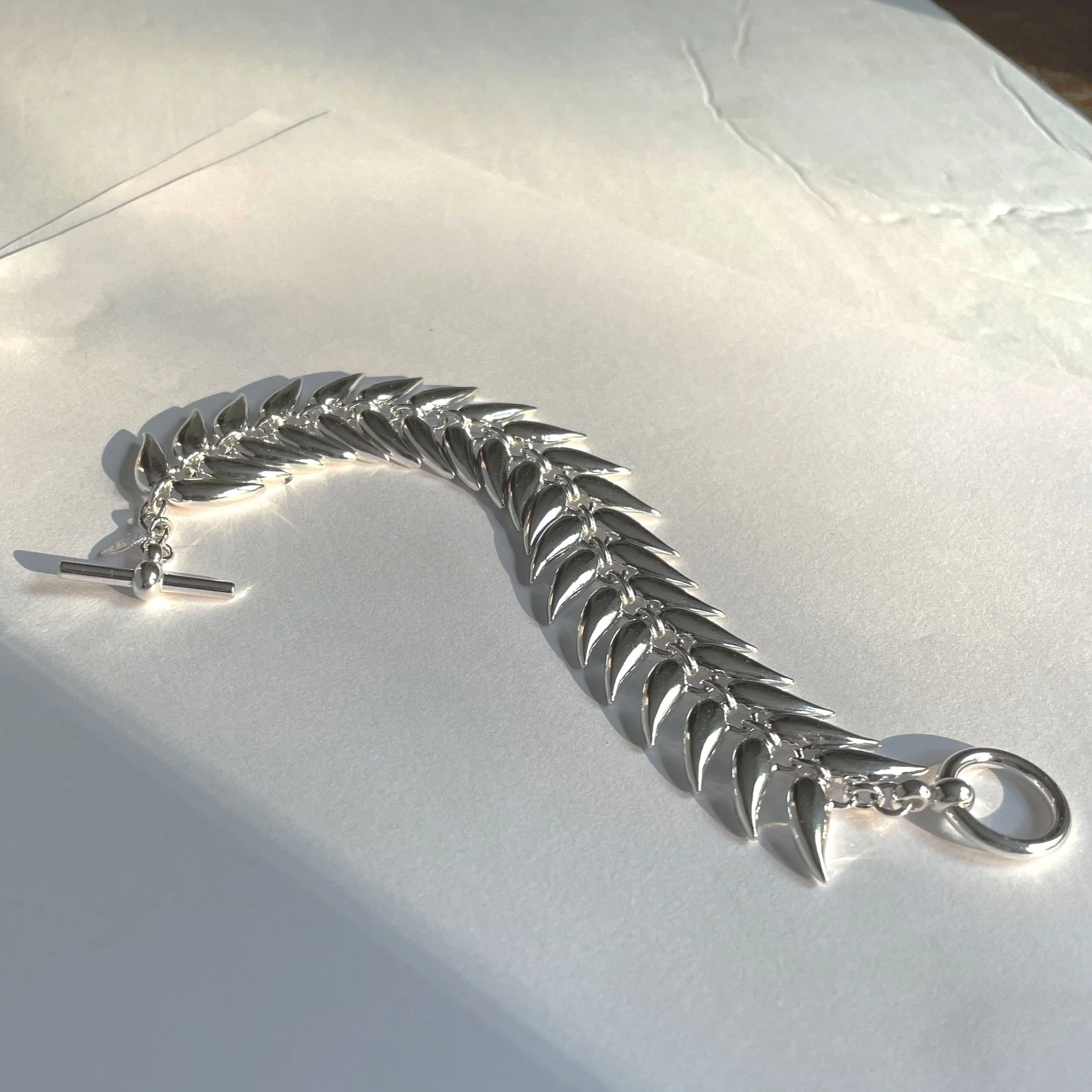 Sterling Silver Vine Bracelet by Betsy Frost Design