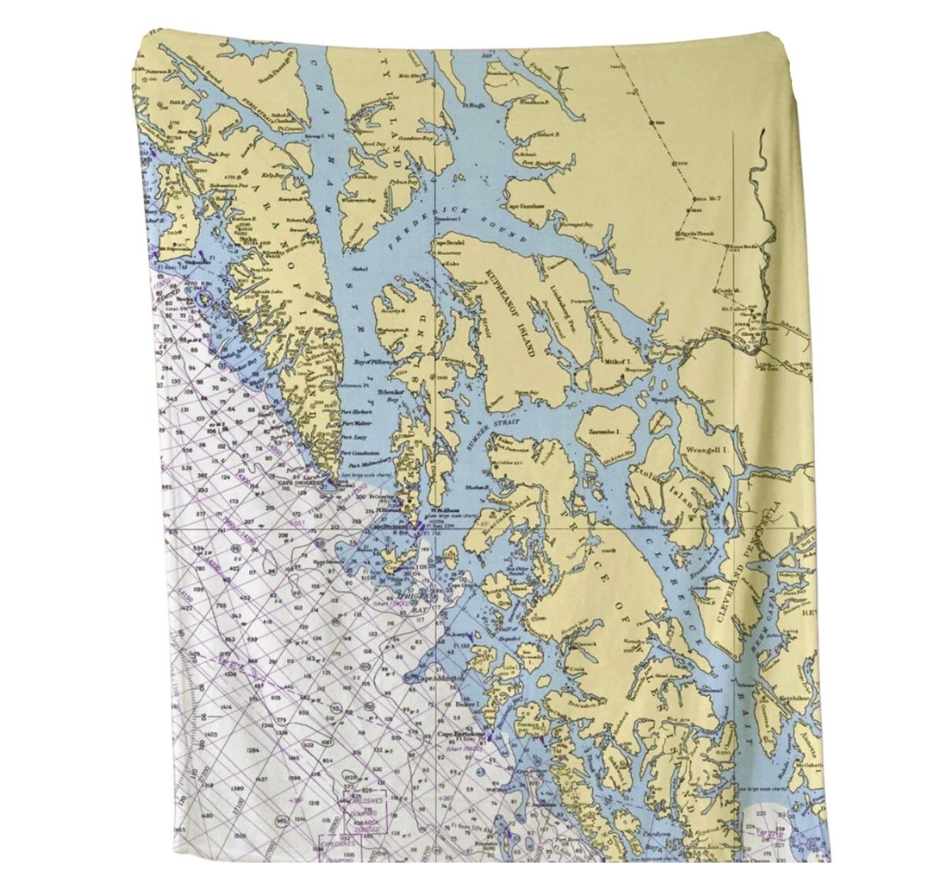 Beach Days are here! The Cape Ann and Ipswich Maritime Blanket. Plush mink fleece blanket with Cape Ann &amp; Ipswich Nautical Map Design. Keep you cozy at the beach or cottage. 4&rsquo;x5&rsquo;. In the shop or online at betsyfrostdesign.com.