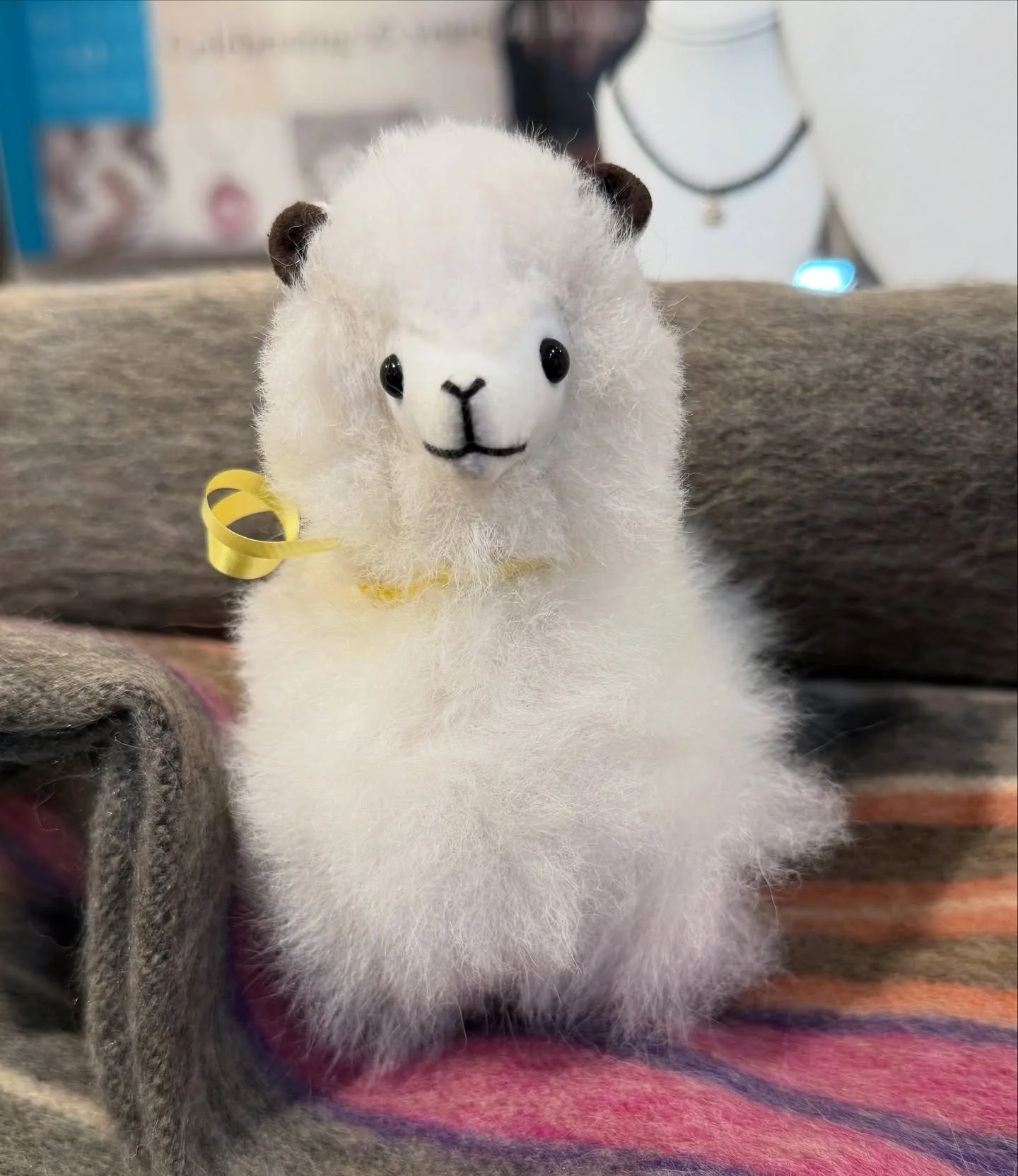 Baby Alpacas have arrived! 🦙 Standing at 5.5-6&rdquo; Tall, so adorable and crafted from 100% baby alpaca fur.  It is the perfect little gift for any age! Guilt-free fur and handmade in Peru! So cute, soft and small, pack them in your bag or cozy al
