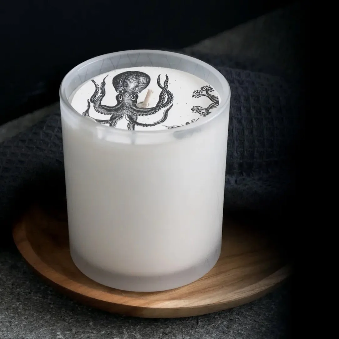Recent add to the shop! Formulary 55 Frosted Glass Candles! 

Gardenia Blossoms Candle scent is a blend of a classic floral gardenia with a bold, strong modern take on a traditional sweet gardenia.

Sea Salt &amp; Lavender Candle  is our all-time top