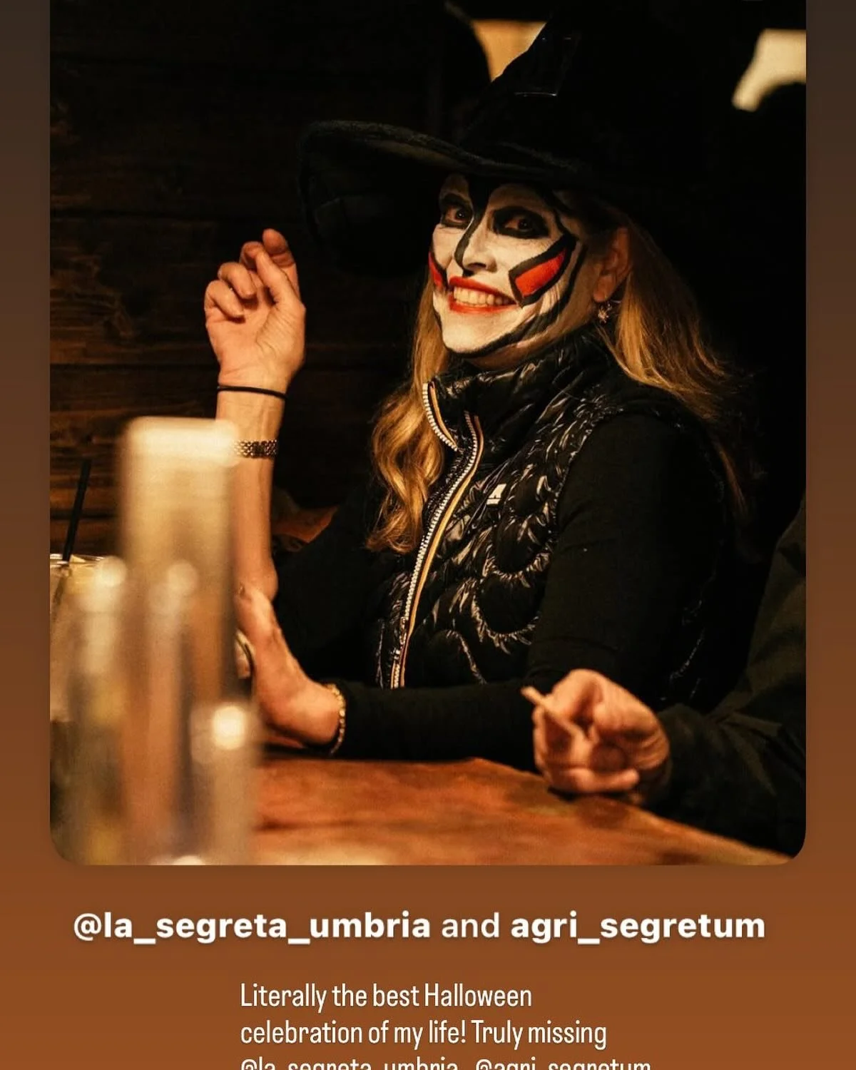 Best Halloween memories  thank you @la_segreta_umbria @agri_segretum ❤️❤️❤️