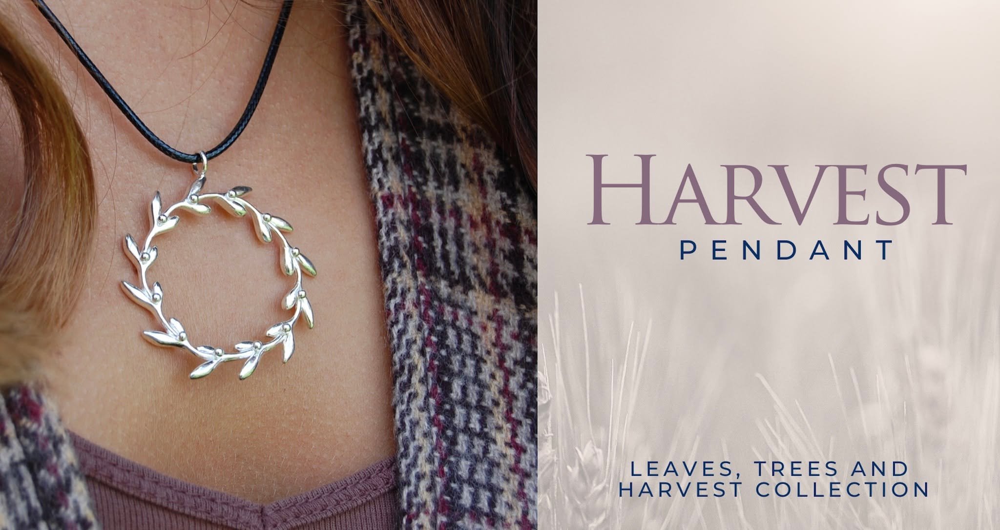 ✨ The Perfect Pendant for Thanksgiving Day. The Harvest Pendant from our Leaves, Trees and Harvest Collection&mdash;crafted in sterling silver and inspired by the beauty of the season. We are OPEN Sunday 11:30am-3:30pm, with our 25% OFF FLASH SALE  o