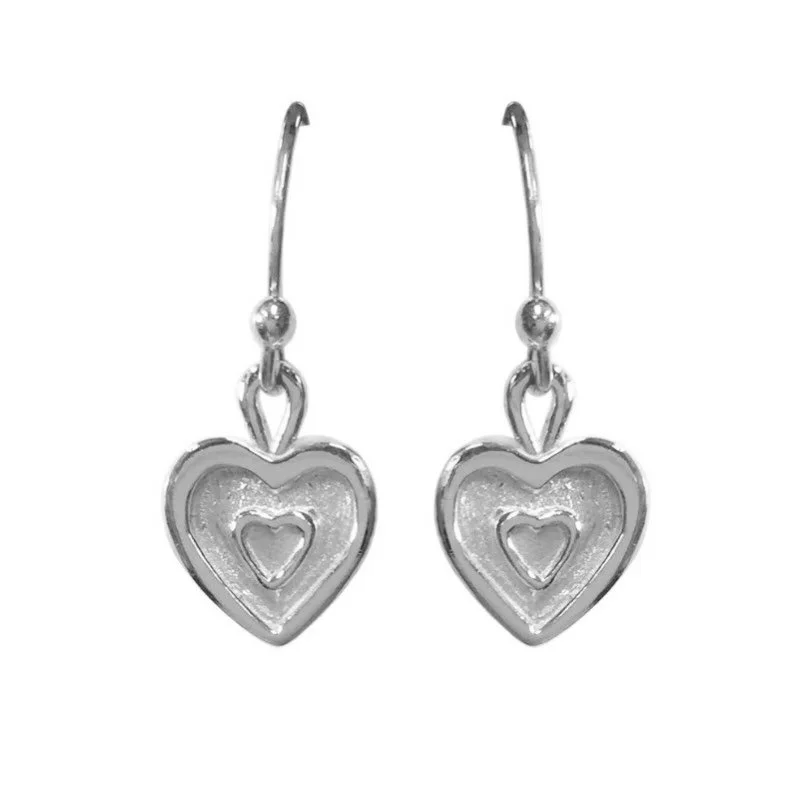 If you saw our videos🎬 from the jewelry bench posted last night, these are the earrings Trish was working on! These are our Heart of Hearts French Wire Earrings. See them in our &ldquo;Hearts&rdquo; 🩷collection on betsyfrostdesign.com or in the sho