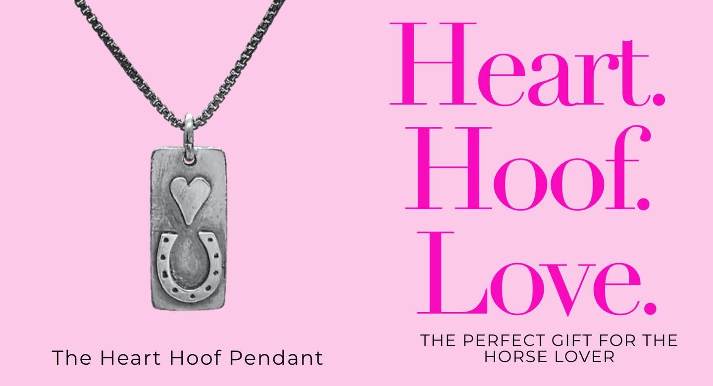 The Heart Hoof Pendant 🐴 🩷 See our &ldquo;Animals Collection&rdquo; on betsyfrostdesign.com