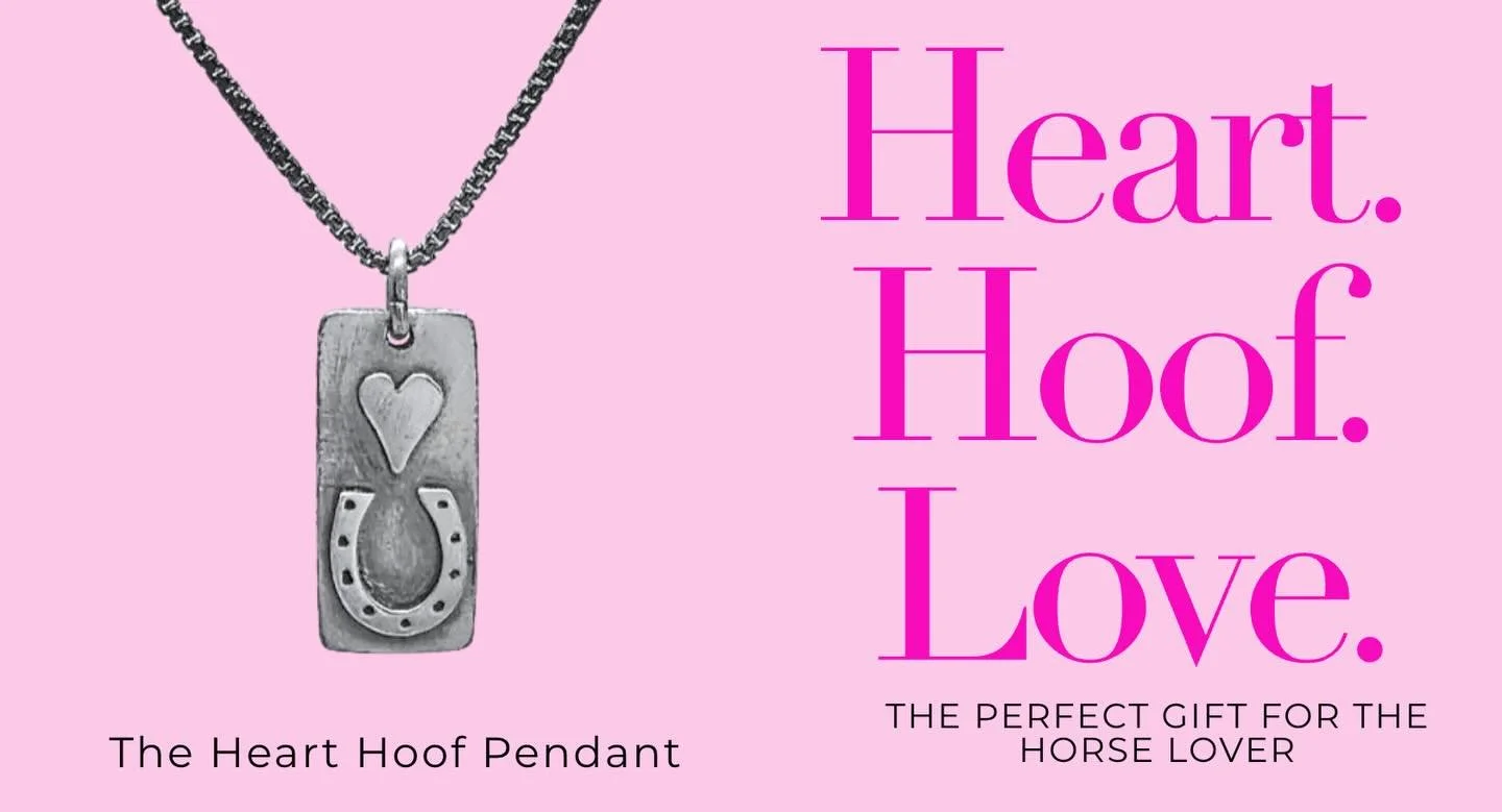 The Heart Hoof Pendant 🐴 🩷 See our &ldquo;Animals Collection&rdquo; on betsyfrostdesign.com