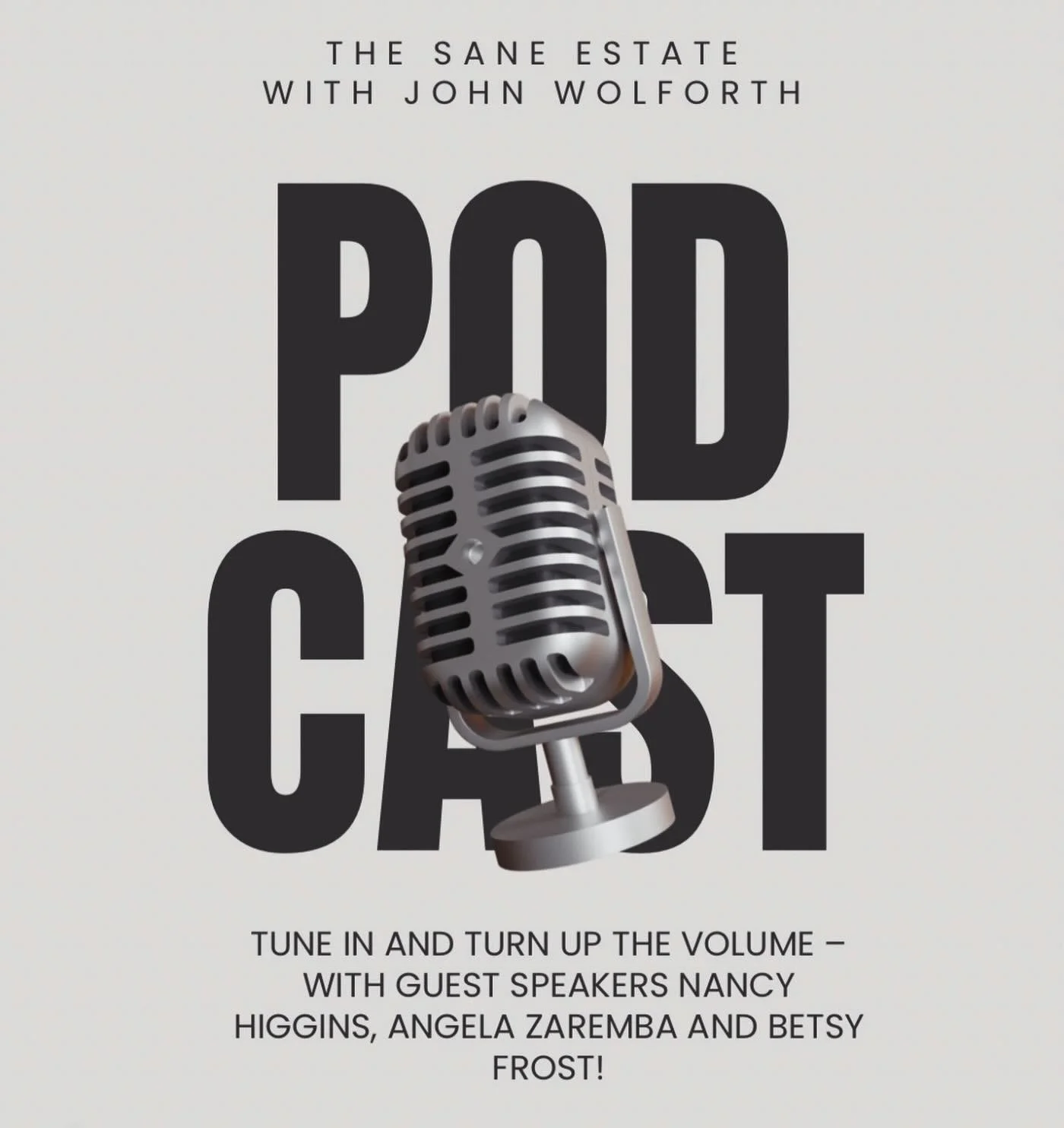 Catch this Podcast 🎙️ Monday at NOON! Betsy is a guest on The Sane Estate with John Wolforth-joining fellow Ipswich women business owners to talk Ipswich, small business, and community. 
The guests are 
*Nancy Higgins - @precision_pilates 
* Betsy F