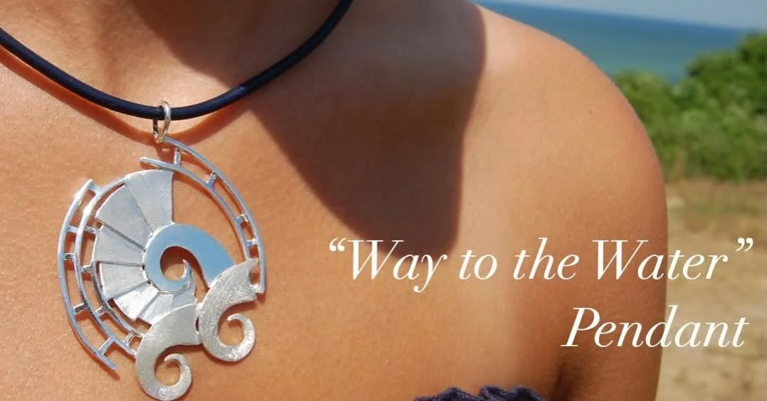 Our &ldquo;Way to the Water&rdquo; Sterling Silver Pendant
This pendant is to be enjoyed by anyone who might want a reminder of their daily, weekly, monthly or yearly &ldquo;way&rdquo; to the water in your life&mdash;whether your favorite lake, ocean