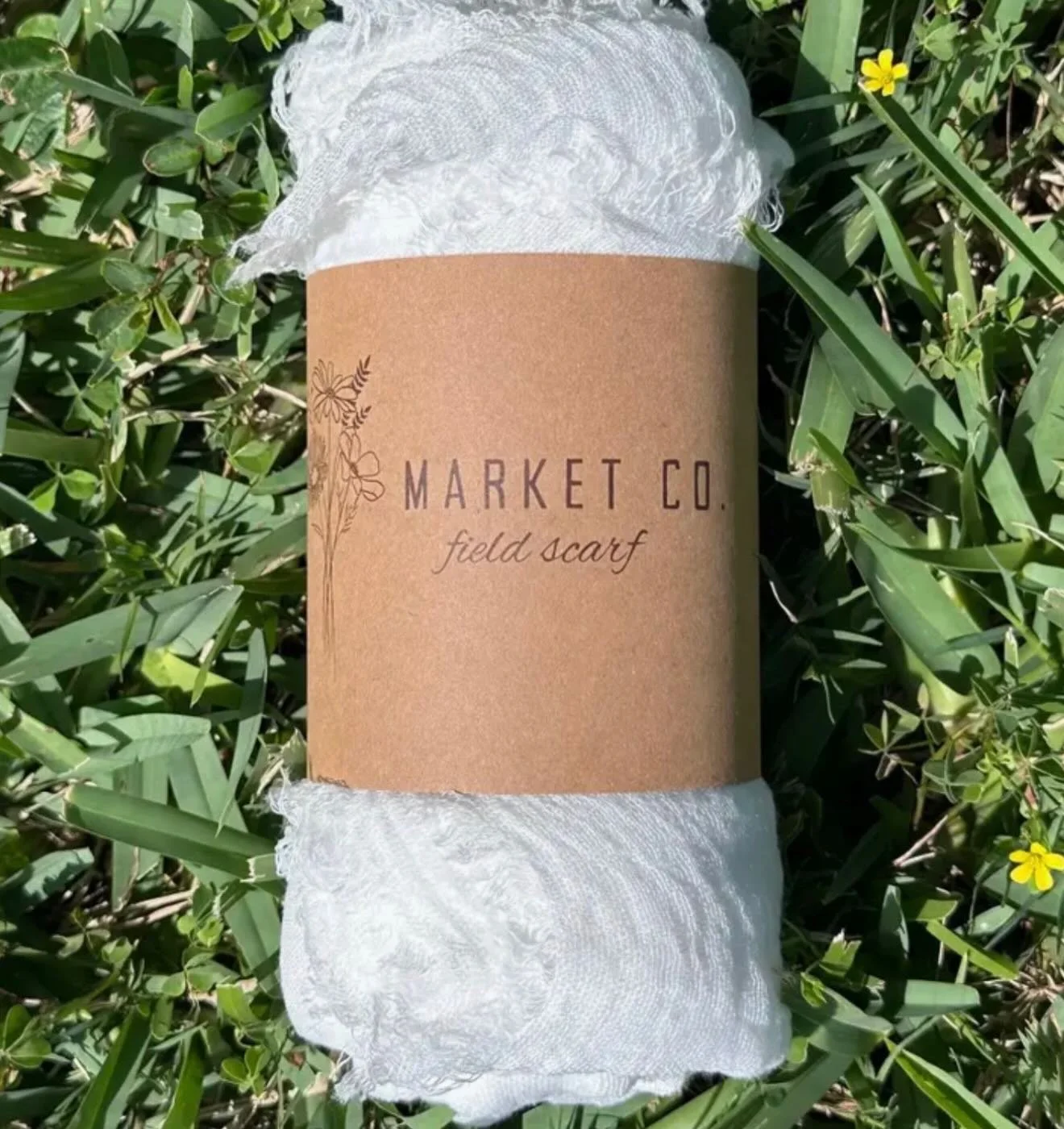 More new arrivals! Experience the soft comfort of the Gauze Scarf - Charcoal from MARKET CO. This scarf is made from 100% cotton gauze, ensuring a lightweight feel that&rsquo;s perfect for any season. Handmade in India, its unique block print design 