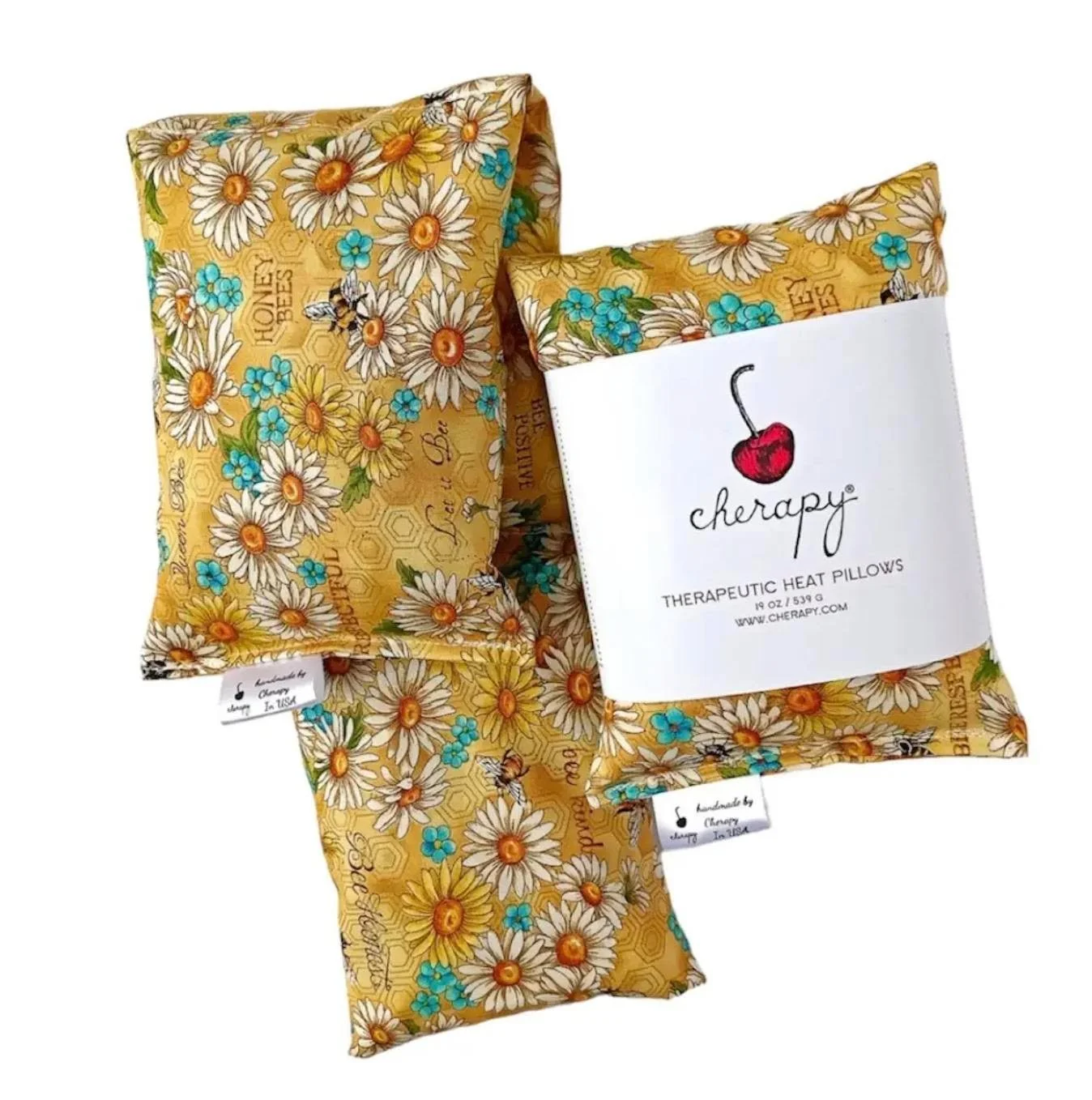 We have the sweetest Teacher Gifts &amp; greeting cards in the shop. These Cherapy therapeutic  heat pillow/wraps are one of our best sellers and makes the perfect gift for relaxation and tired sore muscles, for anyone! They are hand made, filled wit