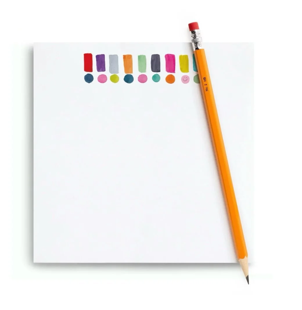 New items in the shop from @efrancespaper 📝 Great gifting or for yourself! 

#1 Chucky Note Pads:
Big and chunky. It&rsquo;s how we like our desserts and this awesome square notepad. This is the guy you pull out when you need an extra sturdy surface