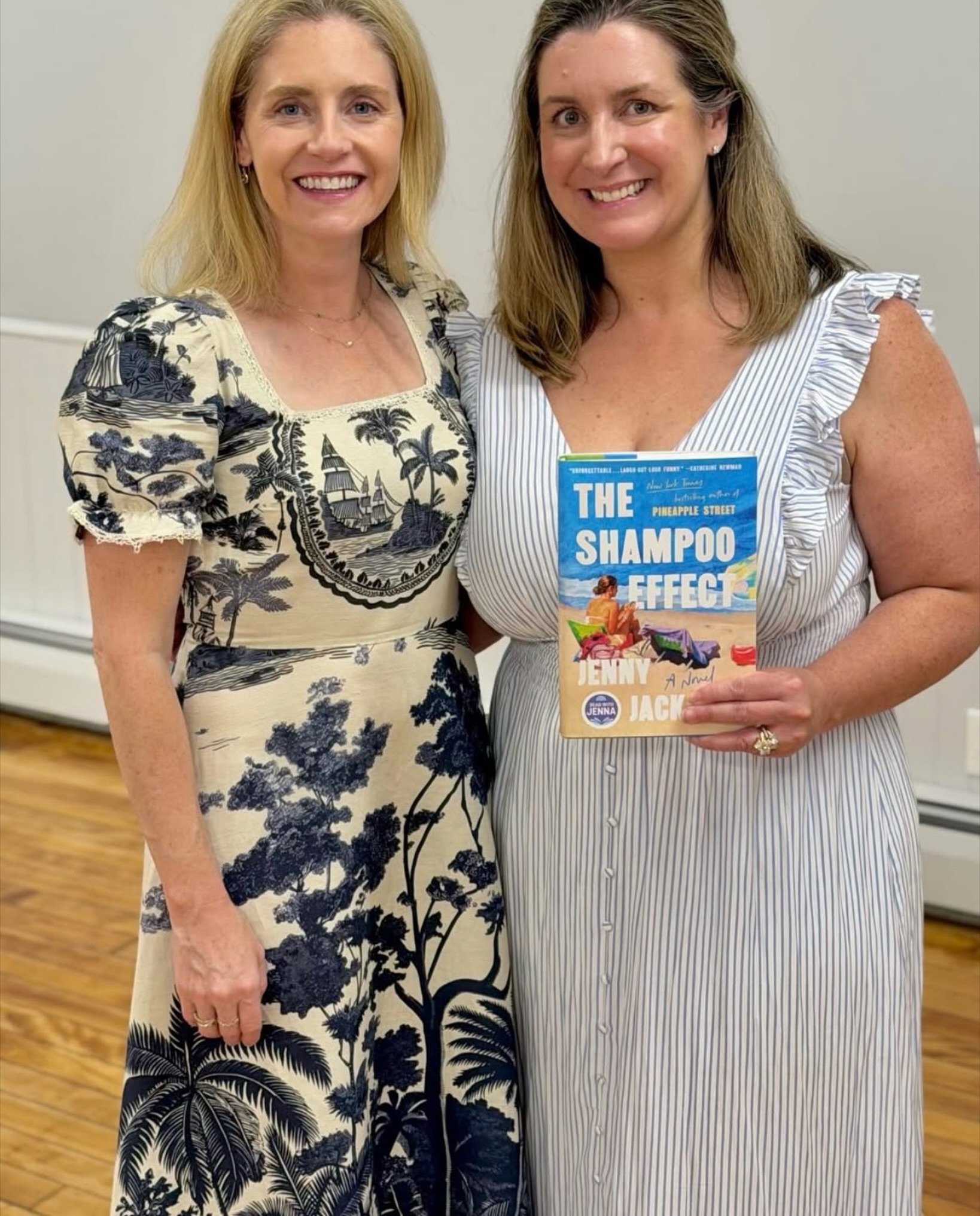 In case you haven&rsquo;t already heard, Jenny Jackson&rsquo;s novel &ldquo;The Shampoo Effect&rdquo; was just named @NYTimes Book of the Week! 
Jenny hails from Ipswich, and many of us in Ipswich were lucky enough to hear her speak last Thursday at 