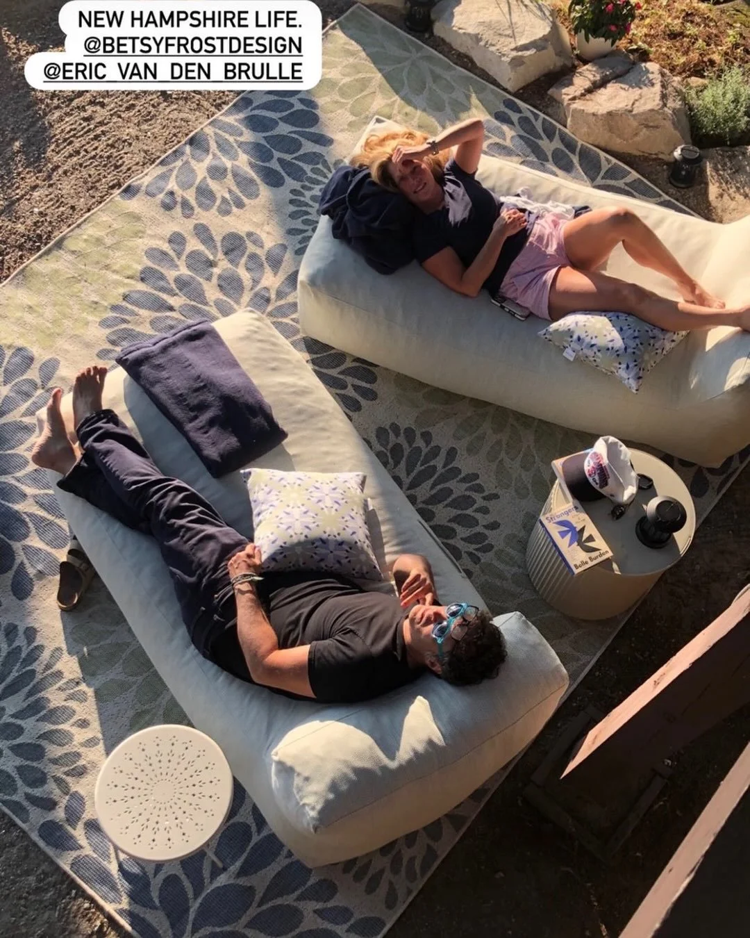 Thanks @la_segreta_umbria for the inspiration on these bean bag loungers❤️❤️❤️