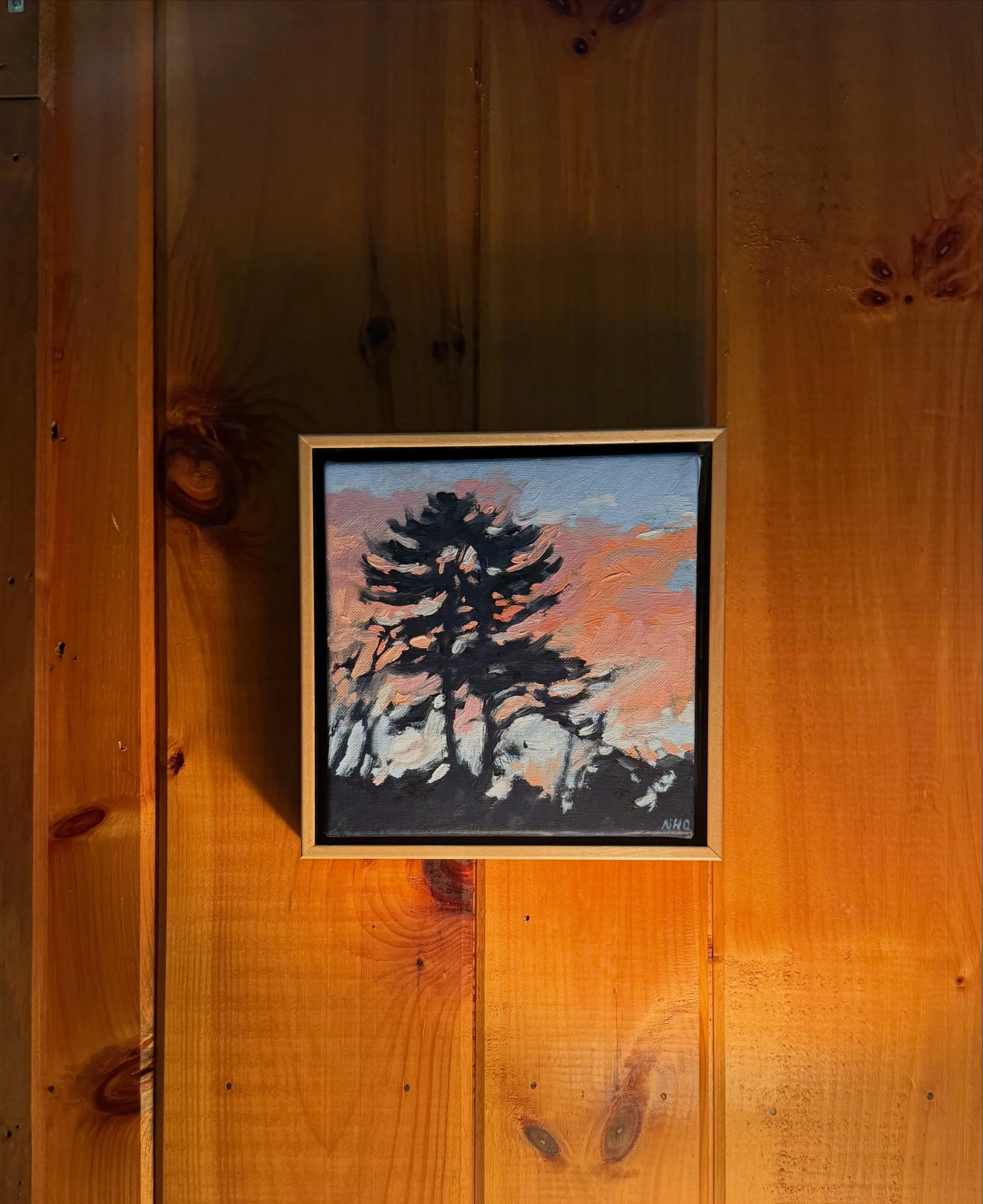 Nicole of @golden_raffia, your beautiful painting has found its home❤️❤️❤️