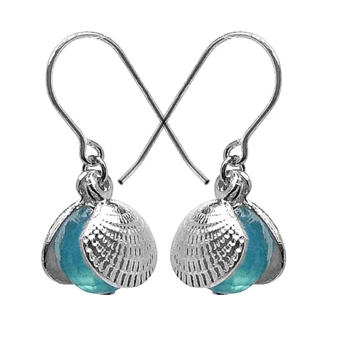If you love Ipswich Clams 🩵🦪 or know someone who does&hellip; Keep that summer style &amp; spirit going with our Clamshell French Wire Earrings with the beautiful Aqua Chalcedony stone. Inspired by Ipswich BEACH DAY jewelry collections. The perfect