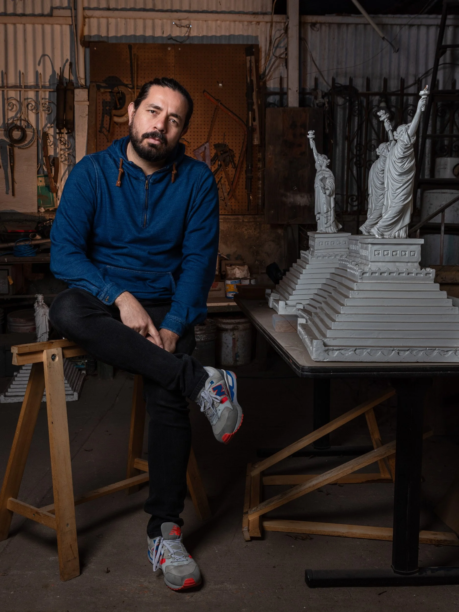 Omar Pimienta - At his studio in Tijuana